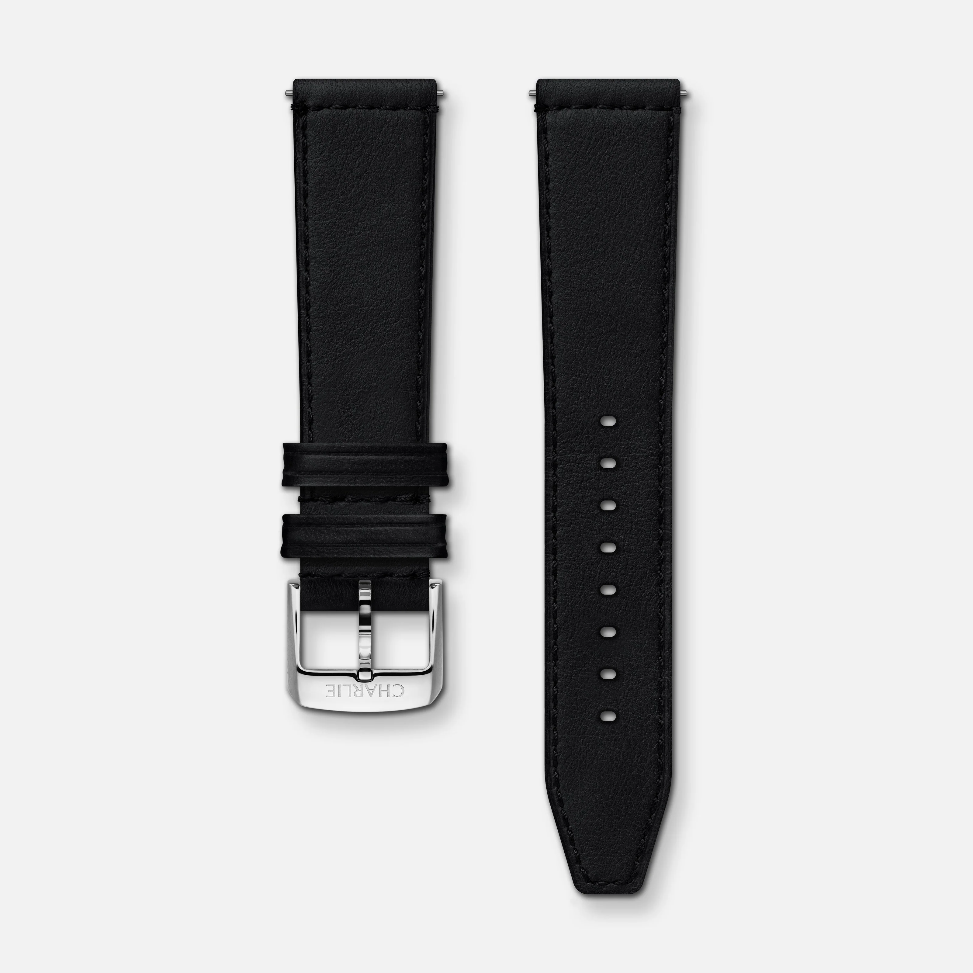 Bracelet cuir noir EXP 20mm