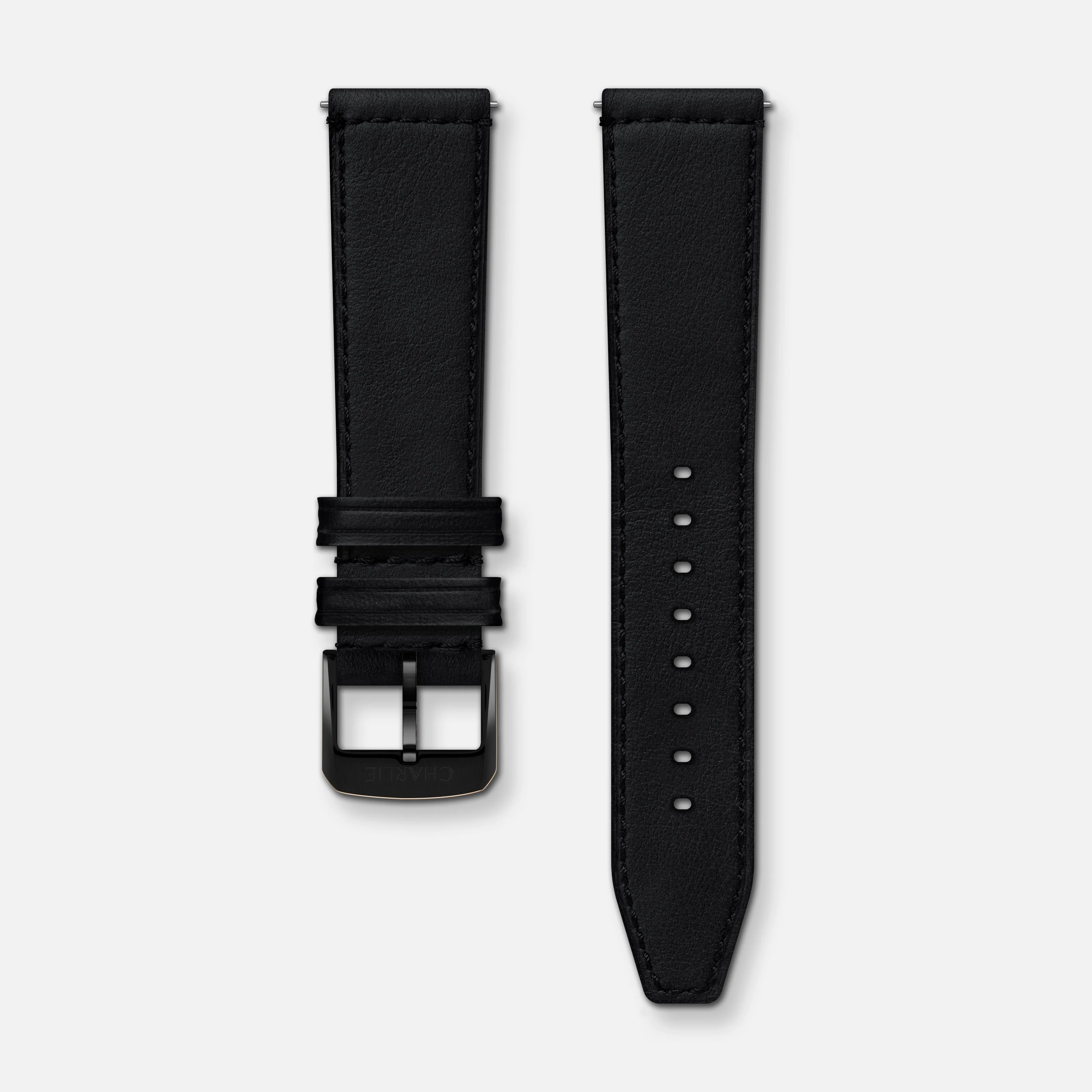 Bracelet cuir noir EXP 20mm - Image 3