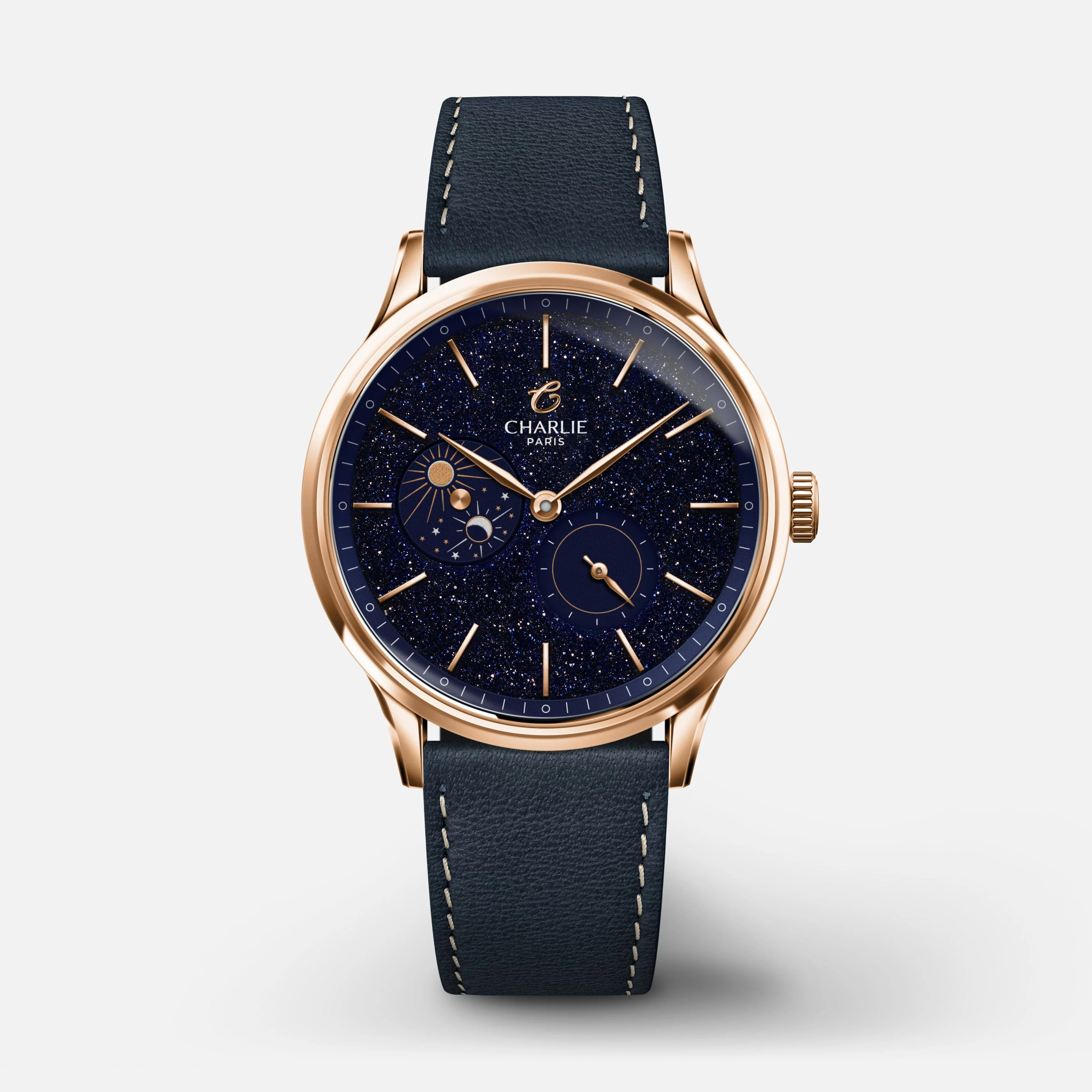 Montre femme cadran bleu